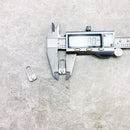 Hoop Earrings Lock Glamorous Fine Jewerly For Women Winter Trendy Gift In 925 Sterling Silver