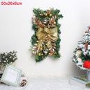 Christmas Wreath Rattan Garland with Lights Pine Needles Christmas Decorations for Home 2022 Xmas Navidad New Year Ornament Noel