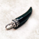 Pendant Tooth Skull Brand New Fine Jewelry Pure 925 Sterling Silver Accessories Rebel Punk Gift For Woman & Men