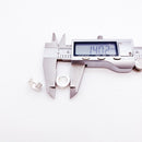 Creole White Stone Hinged Hoop Earrings Gift In 925 Sterling Silver,Europe Style Glam Trendy Fashion Fine Jewerly For Women