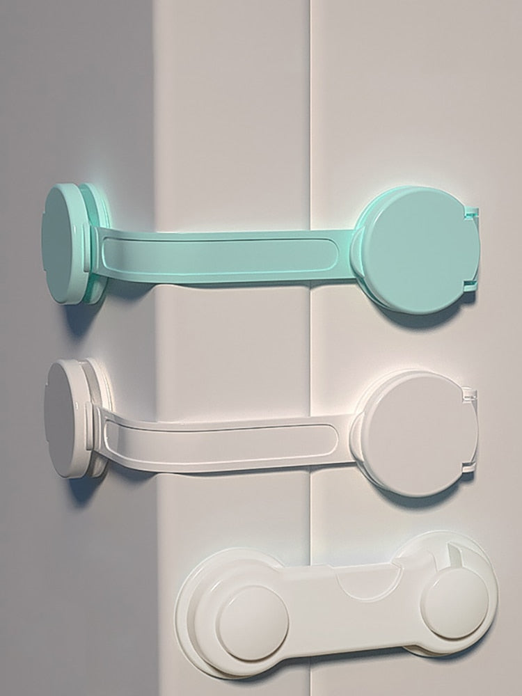 Child Lock Protection from Children Door Lock For Children's  Plastic Baby Safety Goods Refrigerator Drawers Gate Lock