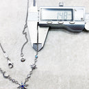 Royalty Star &amp; Moon Necklace 2023 Spring New Link Chain Fine Jewelry Europe 925 Stering Silver Bijoux Trendy Gift For Women