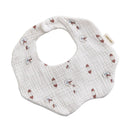 Petal Baby Bib 360 Degree Rotation 6 Layers Gauze Muslin Saliva Towel for Infant Toddler Kids Boys Girls Chewable Drool Burp