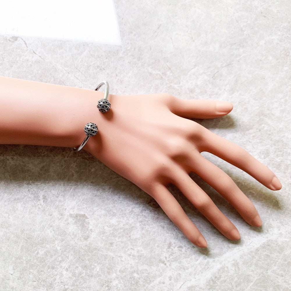 Bracelet Bangles Zig Zag Europe Style Fashion Gift For Women Men Brand New Jewelry In 925 Sterling Silver