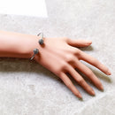 Bracelet Bangles Zig Zag Europe Style Fashion Gift For Women Men Brand New Jewelry In 925 Sterling Silver