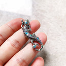 Pendant Lizzard,Spring Fine Jewelry Bijoux 925 Sterling Silver Turquoise Americans Gift For Woman Men
