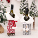 Christmas Bottle Cover Merry Christmas Decorations for Home 2022 Christmas Ornaments Navidad Noel Xmas Gift Happy New Year 2023