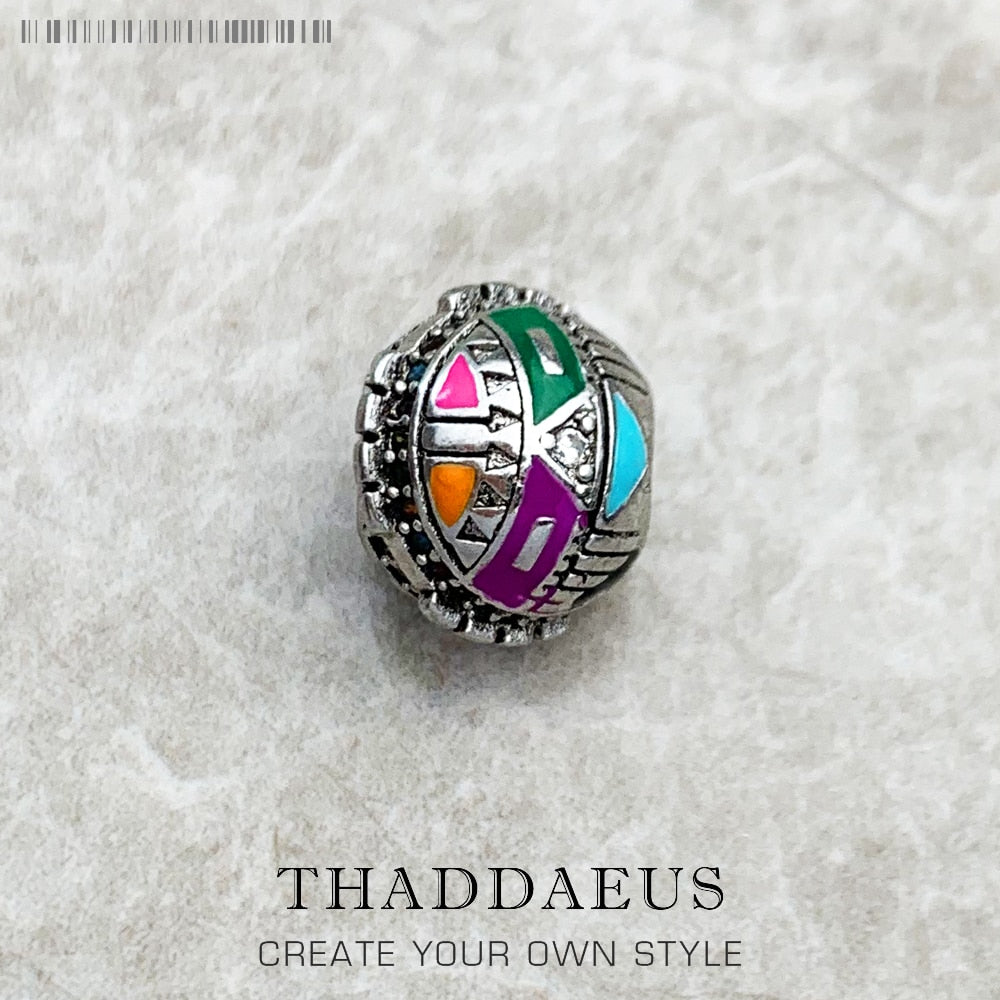 Charm Beads Sun Symbol, 925 Sterling Silver Karma Jewelry Accessories For Men Women