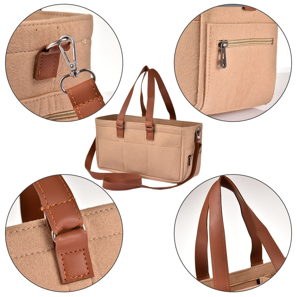 Baby Diaper Caddy Organizer Portable Holder Bag for Changing Table and Car, Nursery Essentials Storage bins 38 * 26 * 23cm