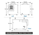 ALORAIR HD 55 pint Basement/Crawl Space Commercial Dehumidifier