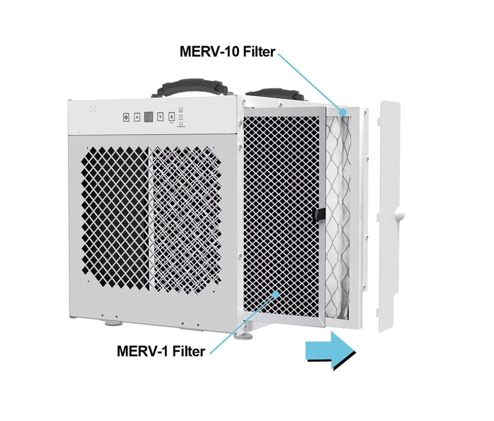 AlorAir Sentinel HDi100 Basement/Crawlspace Dehumidifier 100 Pints with Condensate Pump