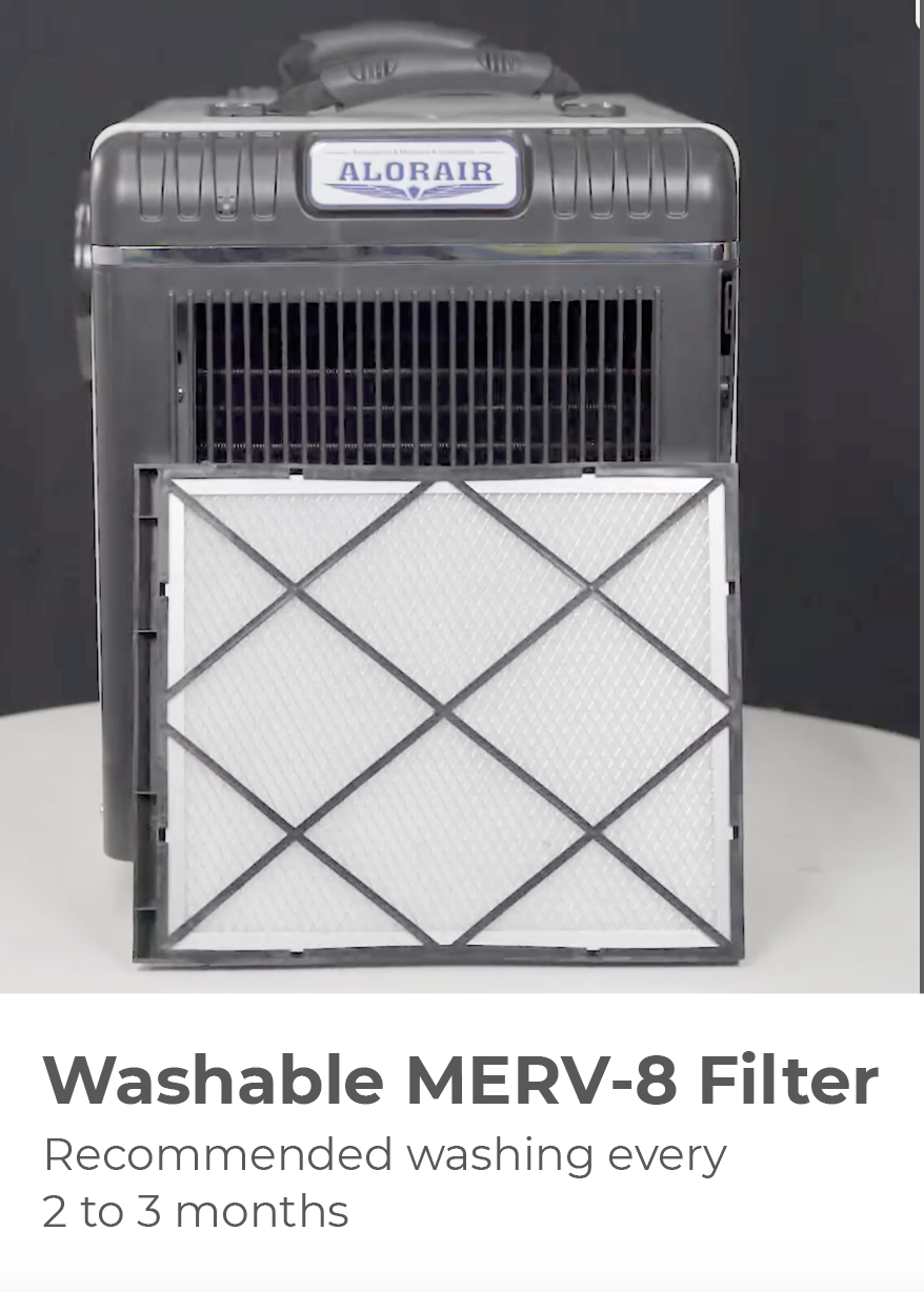 AlorAir HD90 90 pint Dehumidifier for Basement and Crawl Space