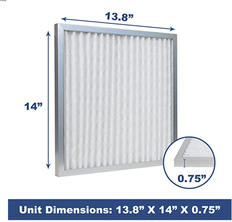 AlorAir 2-Pack MERV-10 Filter for Whole House dehumidifier Sentinel HDi100, HDi120