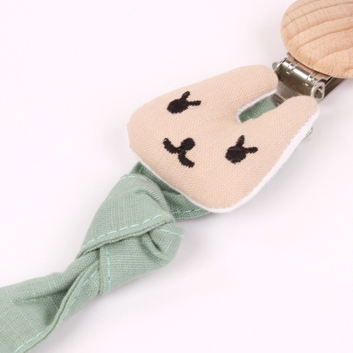 hibobi Baby Stars Shape Hanging Chain Cotton Pacifier Chain Clip Soother Nipple Holder Clasps Baby Feeding Accessories