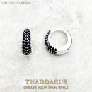 Water Drop Creole Hinged Hoop Earrings Europe Style Glam Fashion Good Jewerly For Women New Gift In Pure 925 Sterling Silver