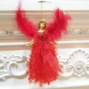 2023 Christmas Angel Doll Ornament Xmas Tree Hanging Pendant With Wings Christmas Decorations for Home New Year Kids Gift Natal