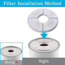 Replacement Activated Carbon Filter for Dog Cat Water Drinking Fountain Replaced Filters Pet Round Dispenser Accessories