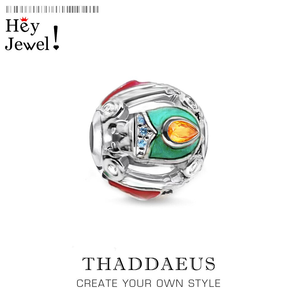 Beads Colourful Beetle Bug Brand New 925 Sterling Silver Europe Jewelry Accessories Gift For Women &amp; Men
