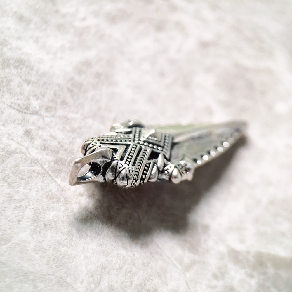 Pendant Rebel Vintage African Spearhead New Fashion Jewelry Europe Accessories 925 Sterling Silver Gift For Women Men
