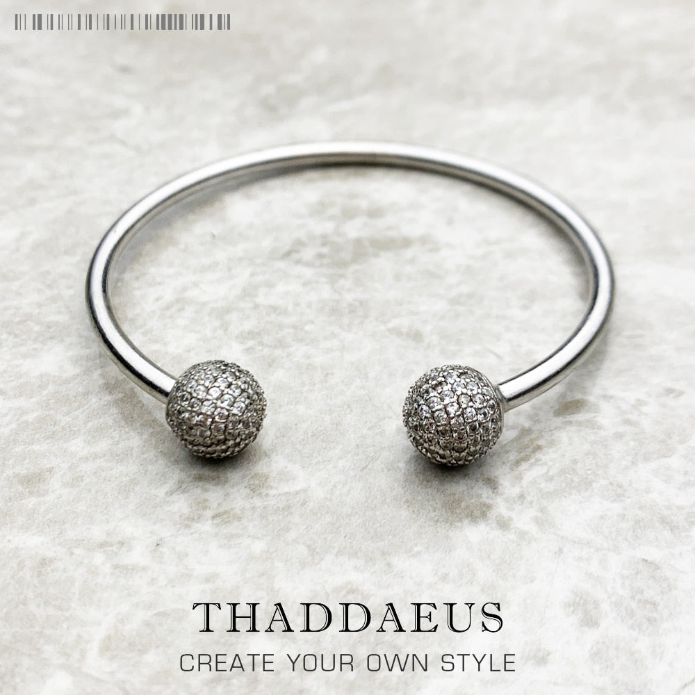 Bracelet Bangles Disco Ball Europe Style Fashion Glam Jewelry Gift For Women,2017 Brand New Good In 925 Sterling Silver Soul