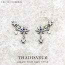 Ear Climber Royalty Stars Lucky Gift For Women Summer New Bohemia Fine Jewelry Earrings In 925 Sterling Silver