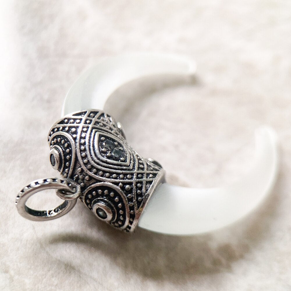 Pendant Tiger Tooth Brand New Fashion Jewelry Europe 925 Sterling Silver Accessories Protection Gift For Women