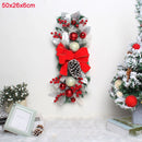 Christmas Wreath Rattan Garland with Lights Pine Needles Christmas Decorations for Home 2022 Xmas Navidad New Year Ornament Noel