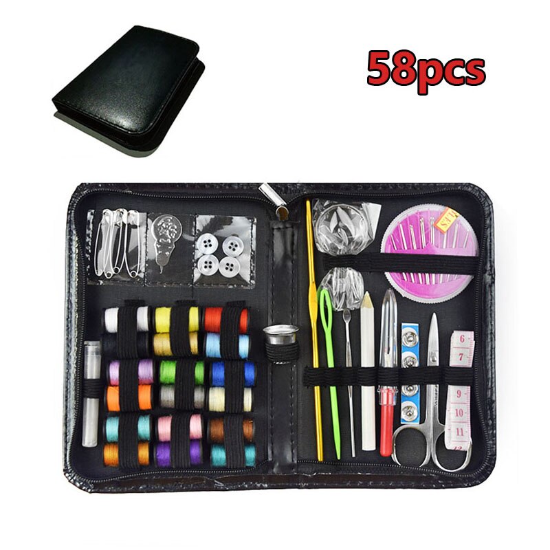 Sewing Kits DIY Apparel Multi-function Sewings Tools Accessory Box Set for Hand Quilting Stitching Embroidery Thread Fabric