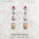 Colourful Scarab Drop Earrings Lucky Gift For Women Summer New Bohemia Fine Jewelry In 925 Sterling Silver