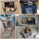Dog Carrier Bag Soft Side Dog Backpack Cat Pet Carriers Dog Travel Bags Airline Approved Transport For Small Dogs Cats Outgoing - anconmall