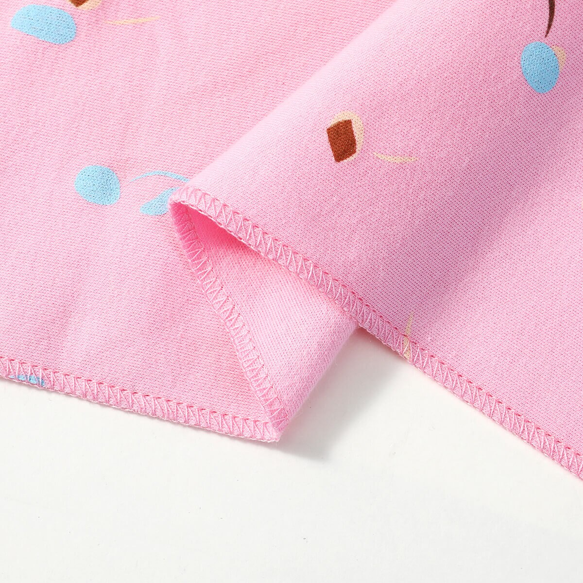 hibobi Cartoon Print Cotton Baby Blanket with Hat