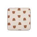 Baby Bib Towel Boys Girls 0-12M Breathable Soft Face Towel Drooling Bib with Hanging Hook Infant Feeding Burp Cloth