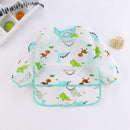 hibobi Cartoon Animal Pattern Waterproof Bibs Baby Accessories Baby Bibs Waterproof Animal Polyester Silicone Bib