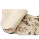 Baby Bibs Super Soft Cotton Gauze Baby Drooling Bibs Newborn Baby Saliva Towel Cute Print Petal Bib for Infants Toddlers