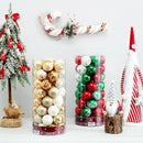 50Pcs 6cm Mixed Christmas Balls Xmas Tree DIY Ornament Pendant Christmas Decoration for Home Noel Navidad Natal New Year Gifts