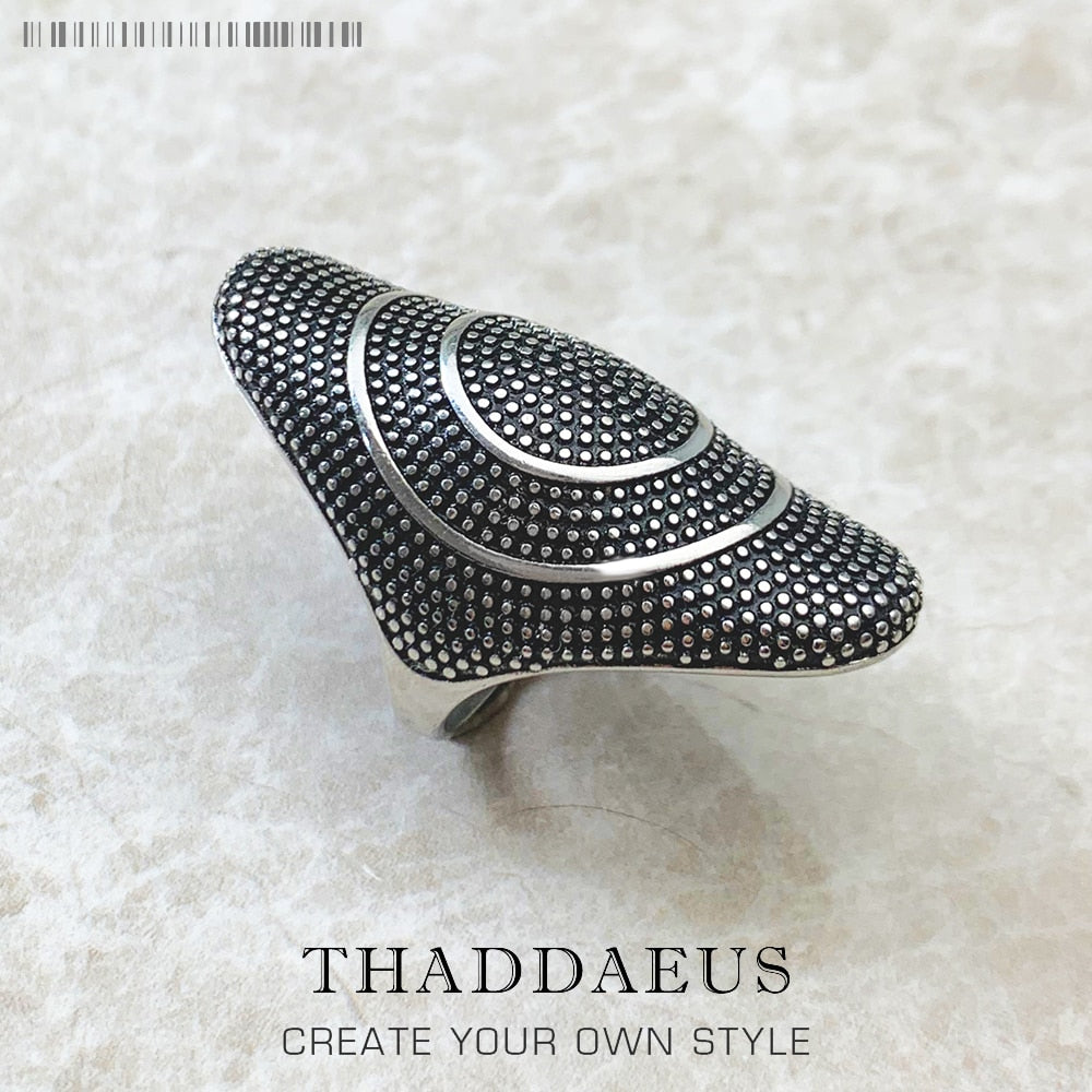 Large Statement Ring Kathmandu,Fine Jewerly For Women Men,2021 Autumn Brand New Gift In 925 Sterling Silver