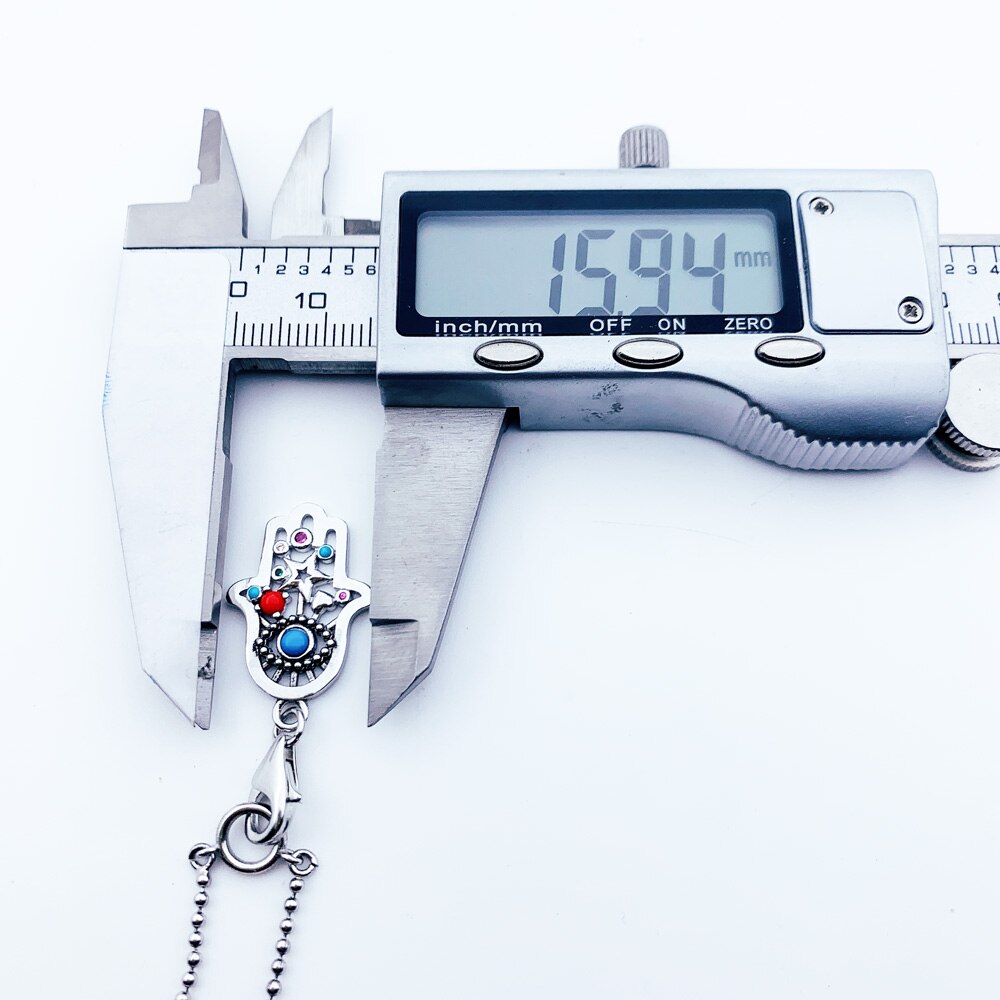 Charm Necklace Hand of Fatima Summer Brand Bohemia Fashion Jewelry Europe 925 Sterling Silver Gift For Women Men