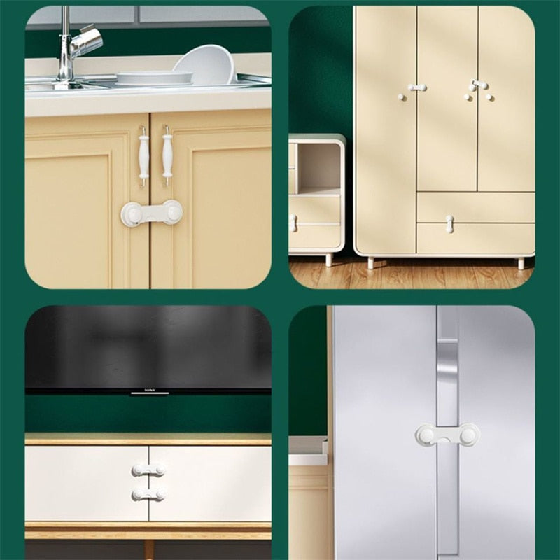 Children Locker Lock Baby Safety Lock Protection from Children Home Drawer Cabinet Door Refrigerator Anti-pinch Lock Baby Goods
