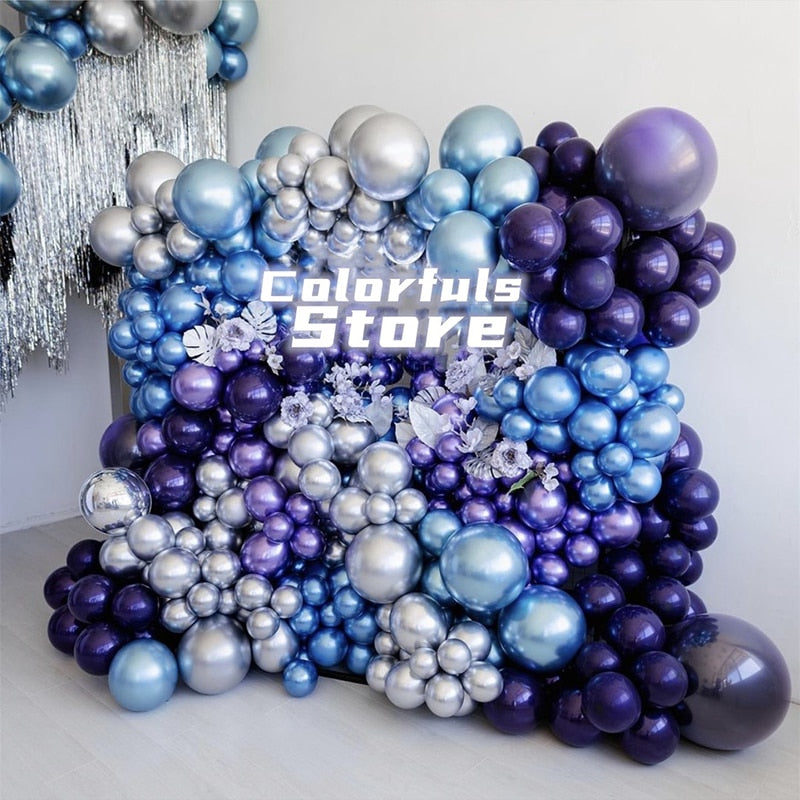 30pcs 10inch Metal Latex Confetti Balloons Wedding Decorations Matte Helium Globos Baby Shower Birthday Party Decorations - anconmall