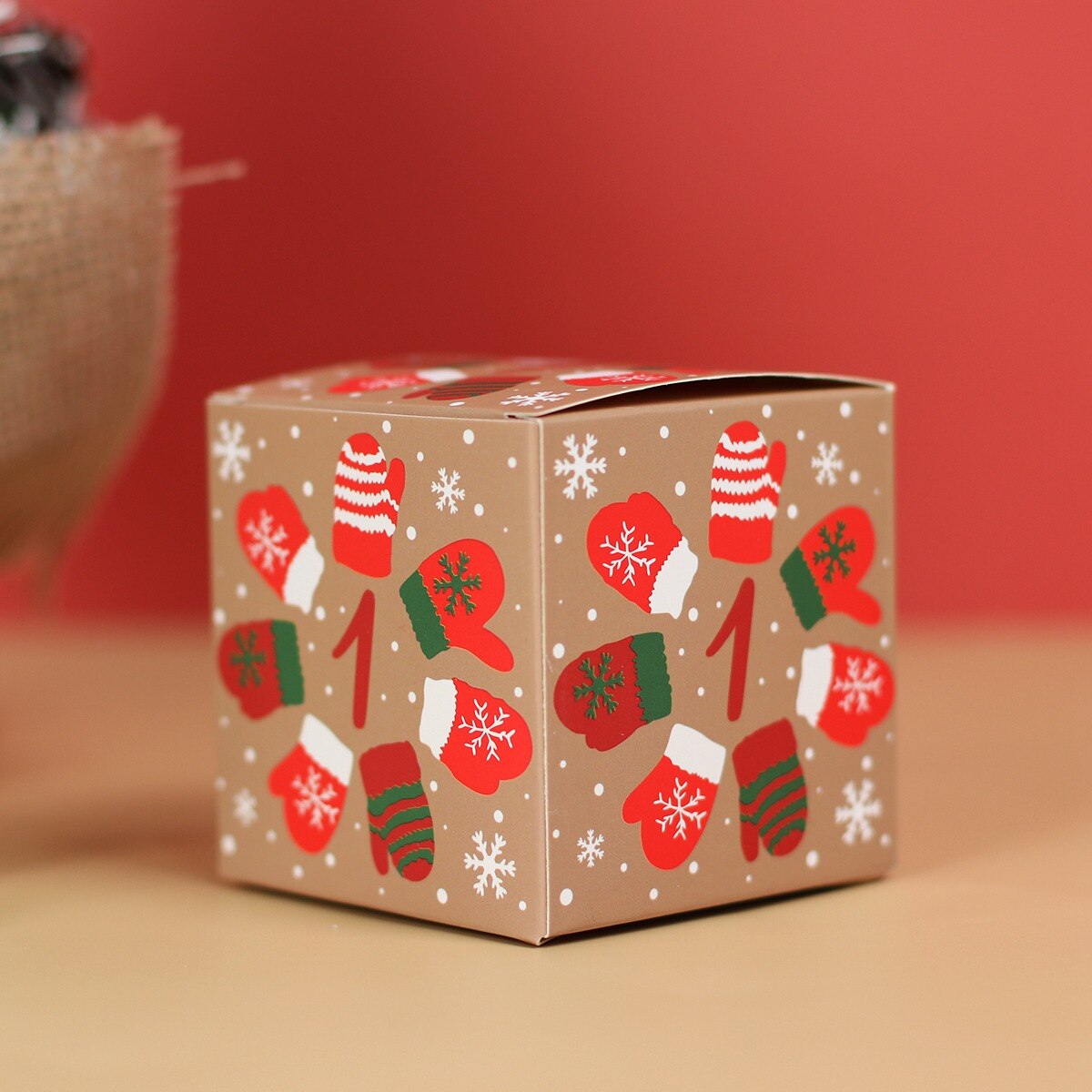 24Pcs Christmas Advent Calendar Gift Box Kraft Paper Candy Cookies Box Kids New Year Party Gift Favors Navidad 2022 Xmas Decor - anconmall