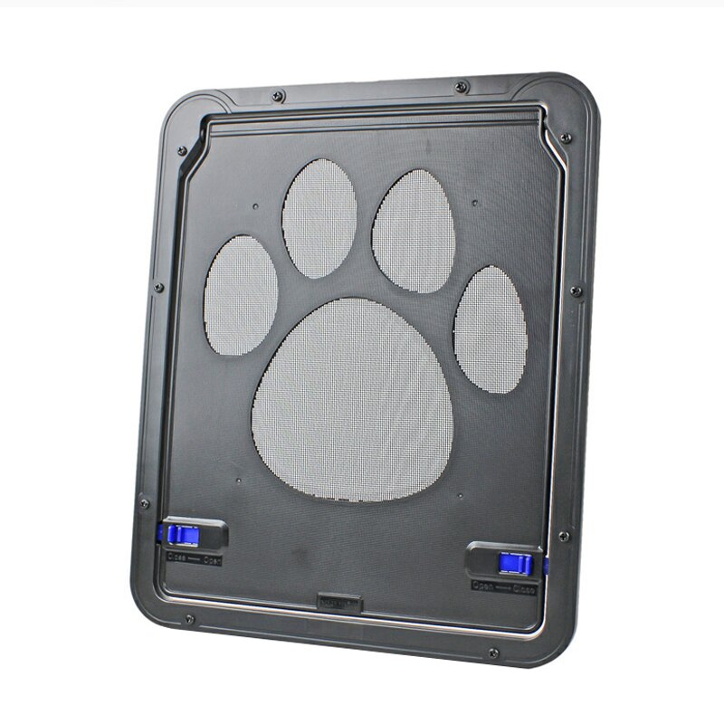 Pet Door New Safe Lockable Magnetic Screen Pet House Garden Enter Freely Fashion Easy Install Outdoor Dogs Cats Window Flap Gate