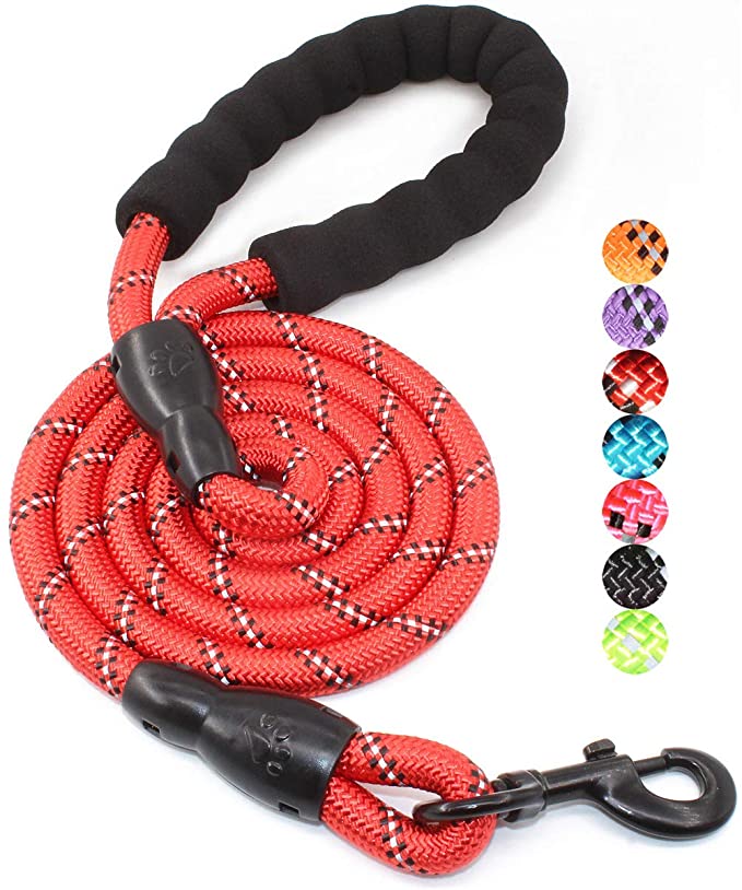Durable Large Dog Leash Training Running Rope Handle Medium Big Dog Collar Leashes Strong Lead Rope For Labrador Rottweiler Dog