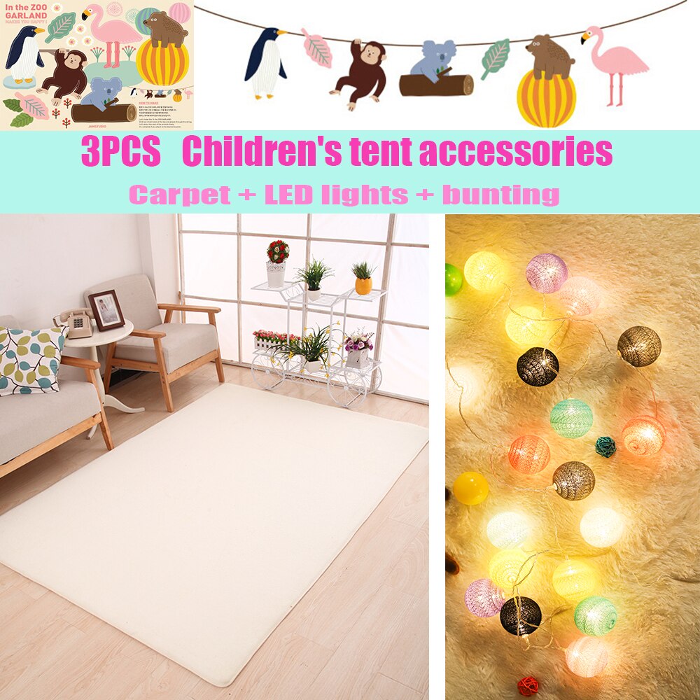 Children's Tent Indoor Outdoor Games Garden Tipi Princess Castle Folding Cubby Toys Tents  Enfant Room House Teepee Playhouse