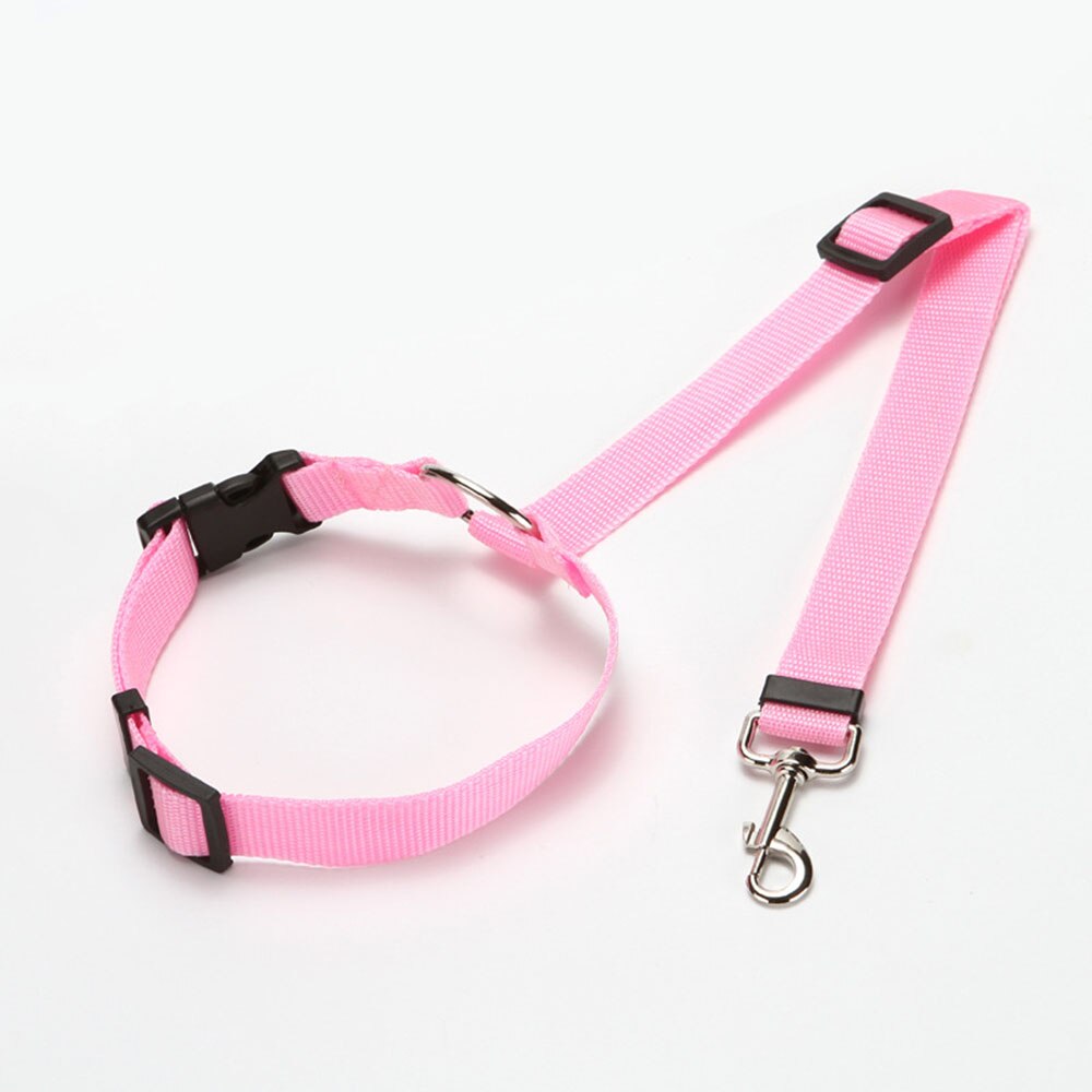 Adjustable Car Seat Belt Dog Leash Universal Practical Cat Safety Harness Leash Puppy Travel Clip Dogs Strap Leads Pet Products
