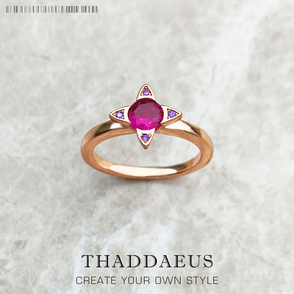 Paradisiacal Ring Colourful Stones,Europe Style Fine Jewerly For Women Summer 925 Sterling Silver Elegant Gift