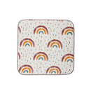 Baby Bib Towel Boys Girls 0-12M Breathable Soft Face Towel Drooling Bib with Hanging Hook Infant Feeding Burp Cloth