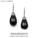 Water Drop Earrings Crystal Europe Style Fine Jewelry For Women Gift In 925 Sterling Silver