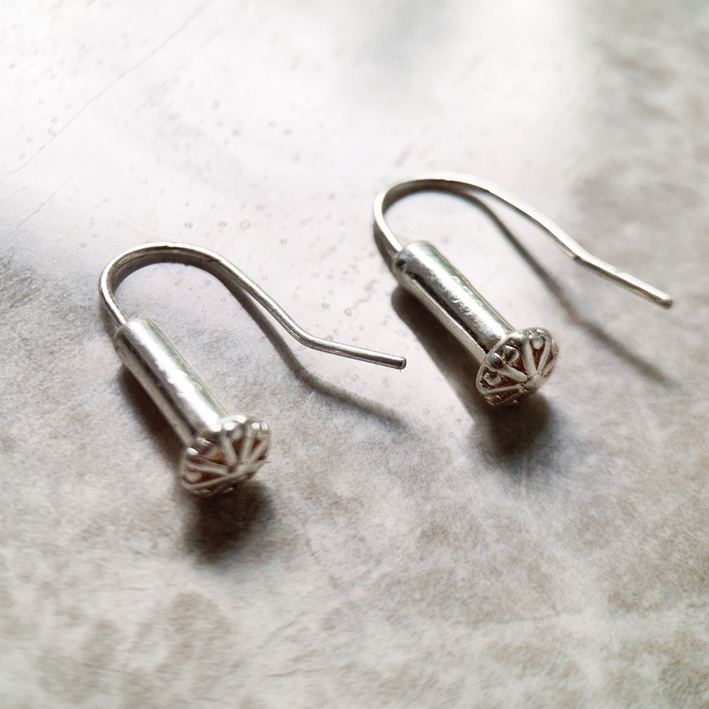 Drop Earrings Classic Europe Style Karma Diy Fine Jewerly For Women Men Gift In 925 Sterling Silver