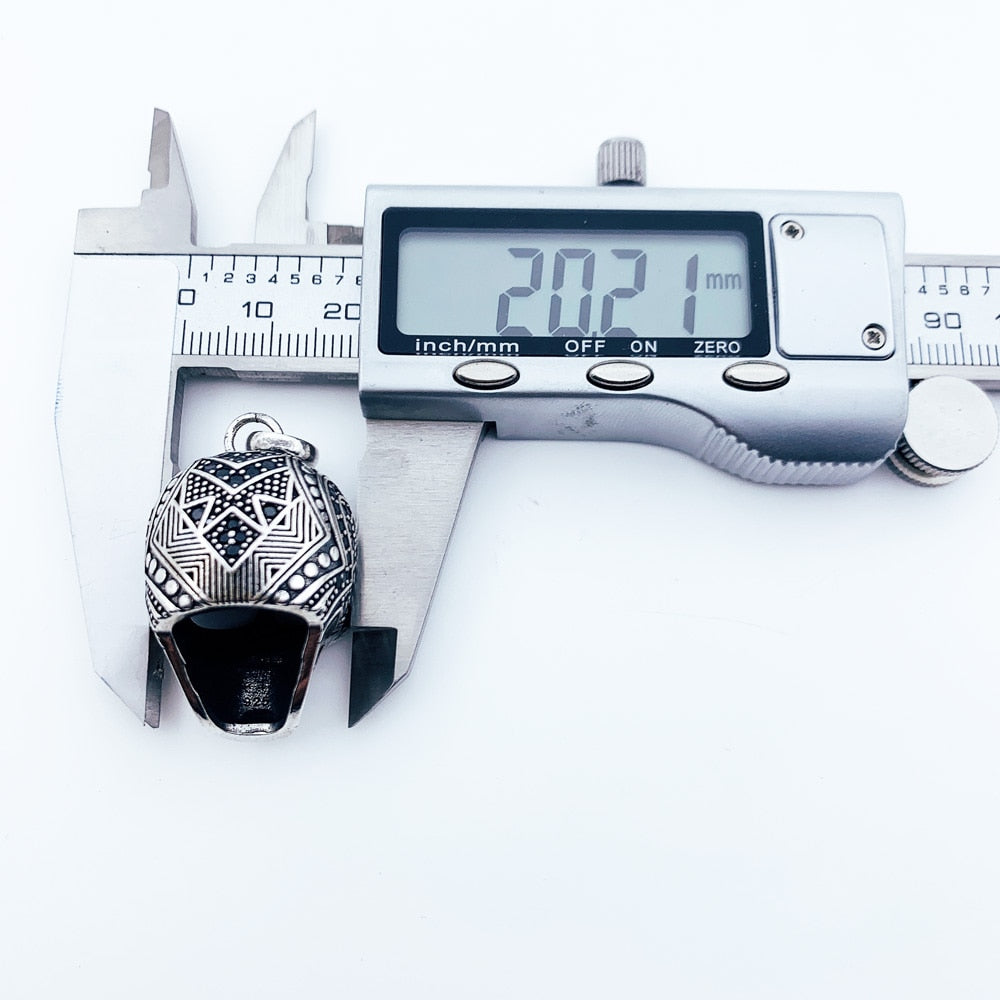 Pendant Skull Maori Fashion Ethnic Punk Jewelry Europe 925 Sterling Silver Gift For Woman & Men