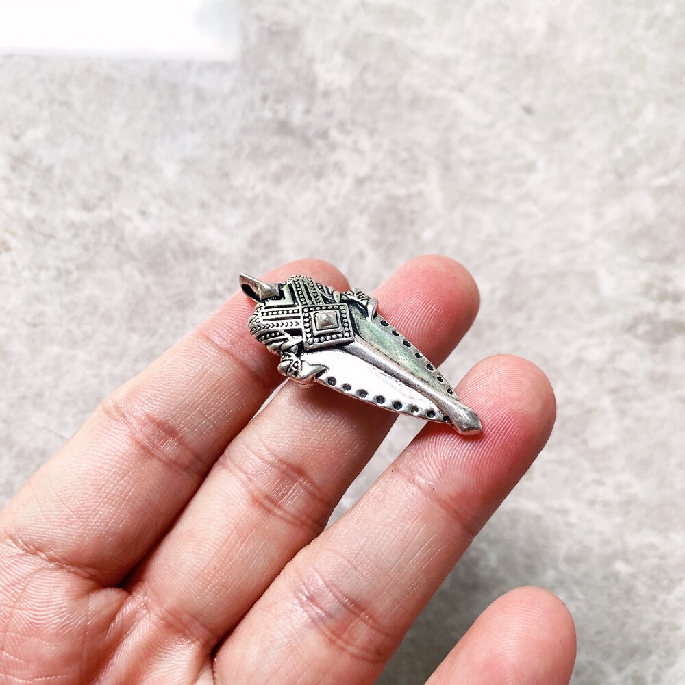 Pendant Rebel Vintage African Spearhead New Fashion Jewelry Europe Accessories 925 Sterling Silver Gift For Women Men